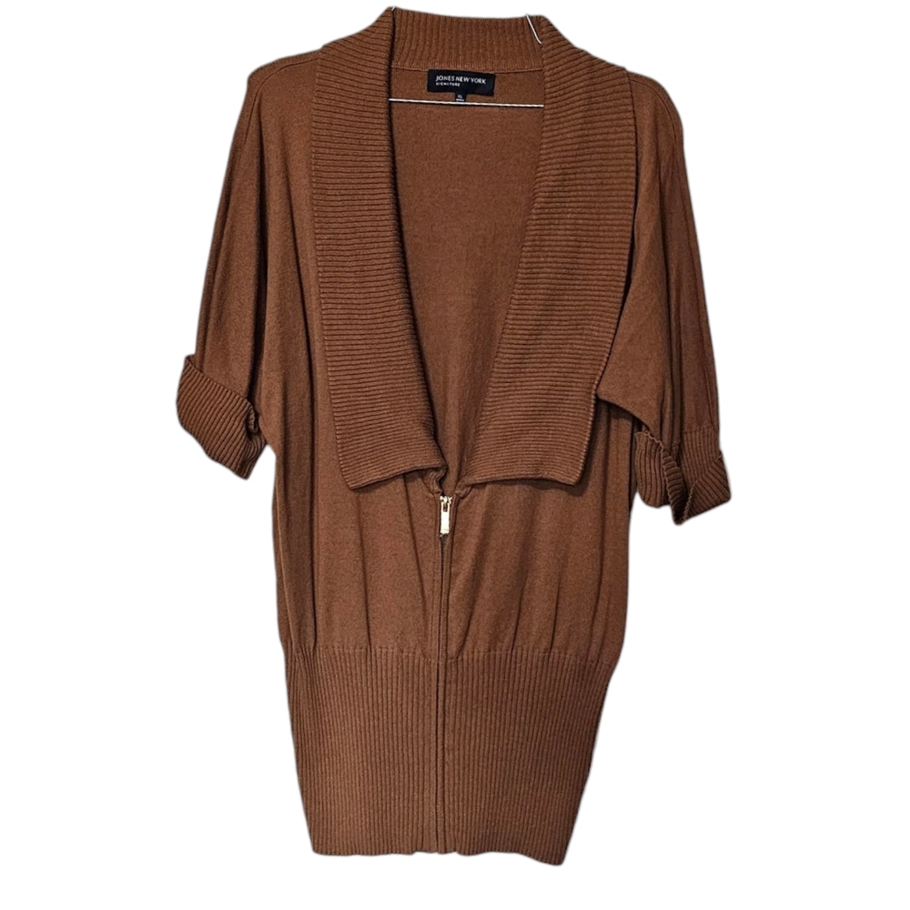 Jones New York Nutmeg/Brown Sweater Size XL